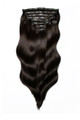 Cocoa - Elegant 20" Silk Seamless Clip In Human Hair Extensions 160g